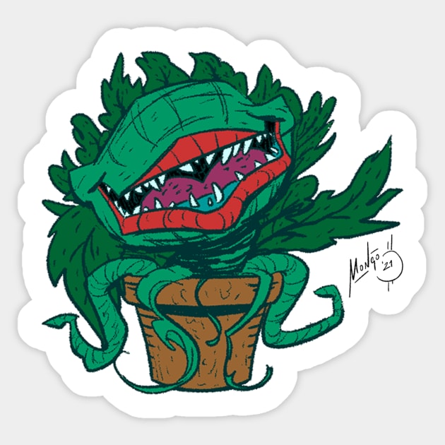 "Audrey II" Sticker by MONGO draws